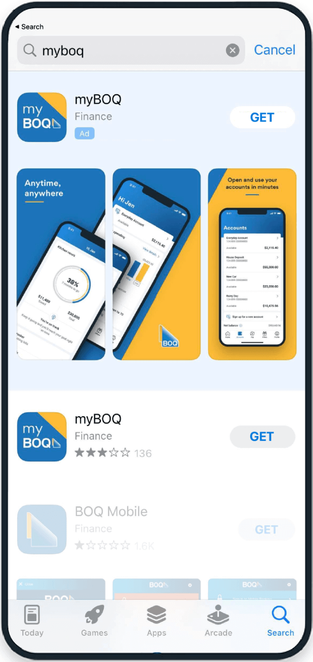 myBOQ mobile app