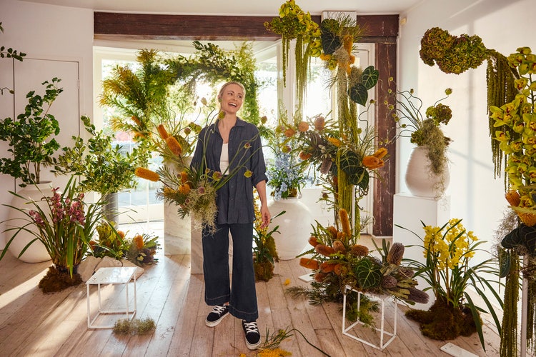Head florist Nicole Lloyd