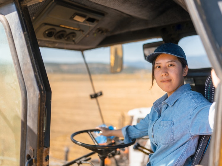 farmer happy with their business overdraft