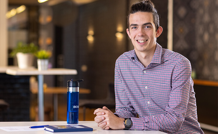 Dan did his internship with the group finance team