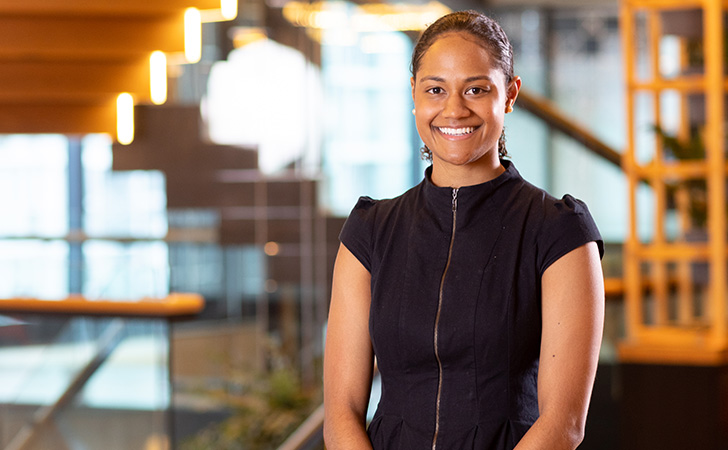 Machel did her internship with the retail banking team