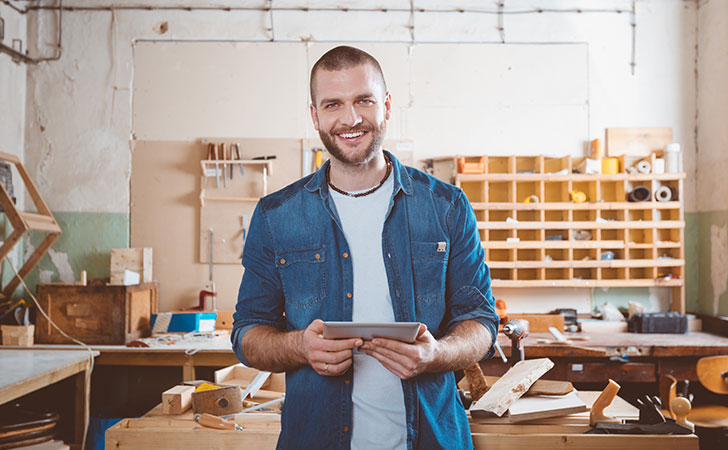 Man happy with easier access